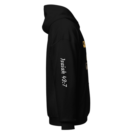 "Created for God's Glory" Black Unisex Hoodie