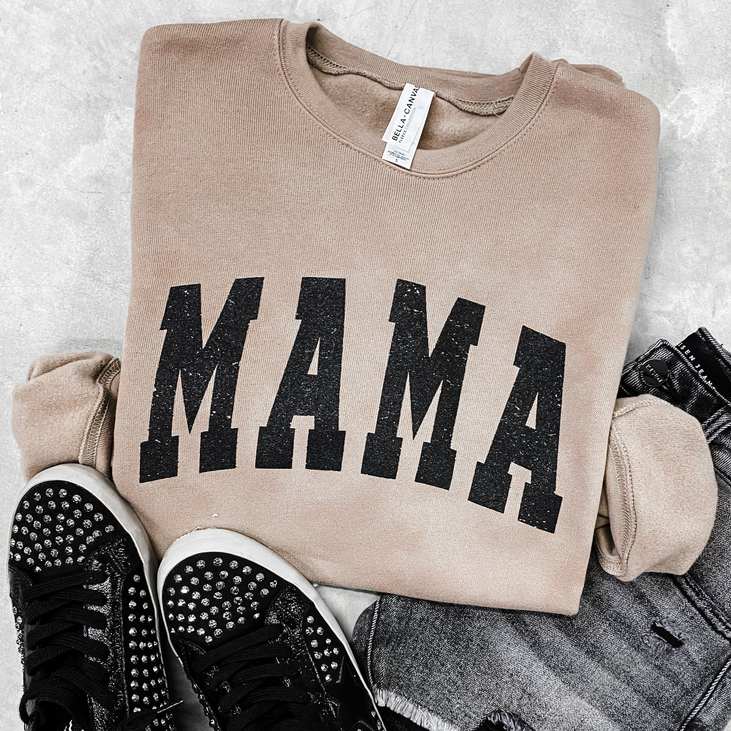 Mama Sweatshirt *Tan (S-2x)