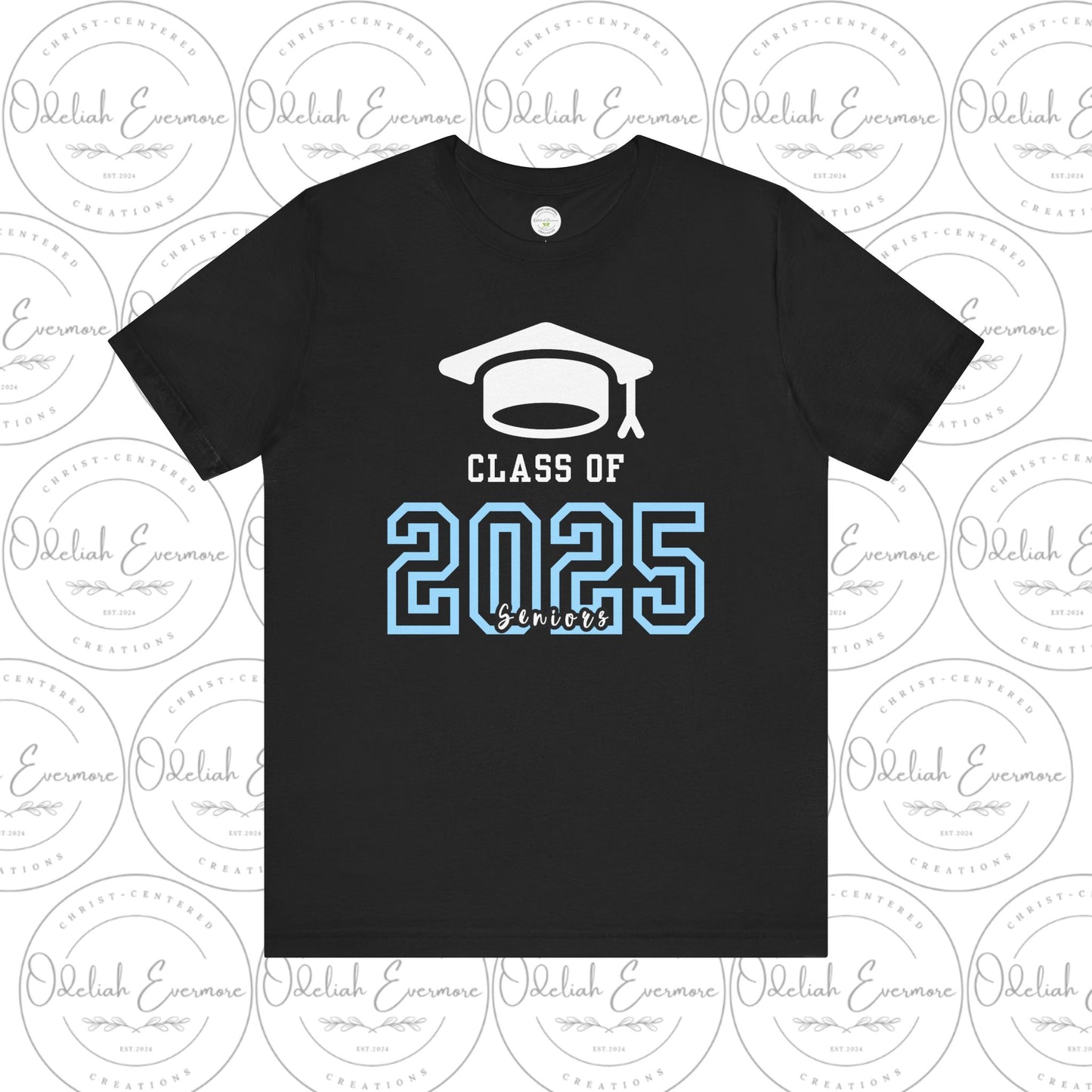"CLASS OF 2025" Black Short Sleeve Tee