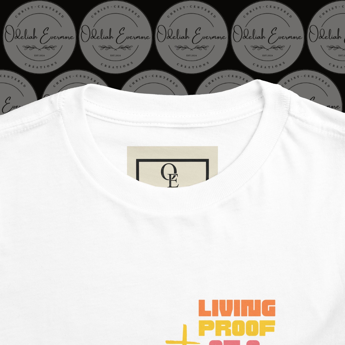 "Living Proof of a Loving God" Toddler Short Sleeve Tee