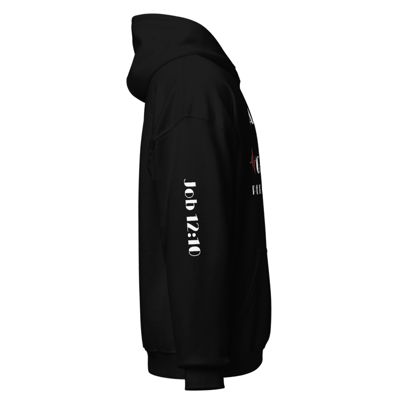 "Alive by God's Permission" Black Unisex Hoodie