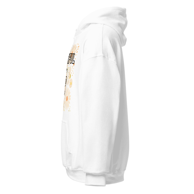 "Beautiful the way God made me" White Unisex Hoodie