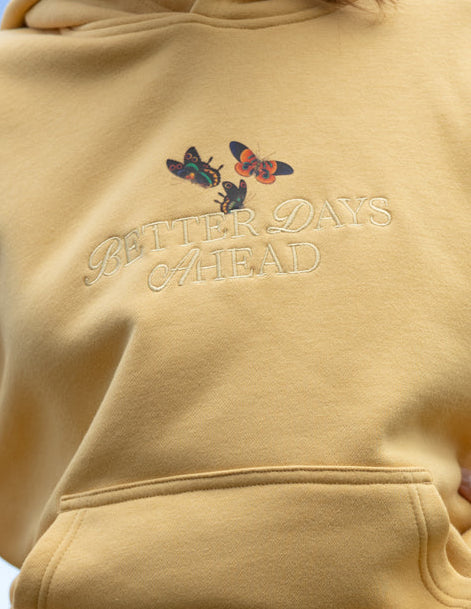 Better Days Butterfly Unisex Hoodie