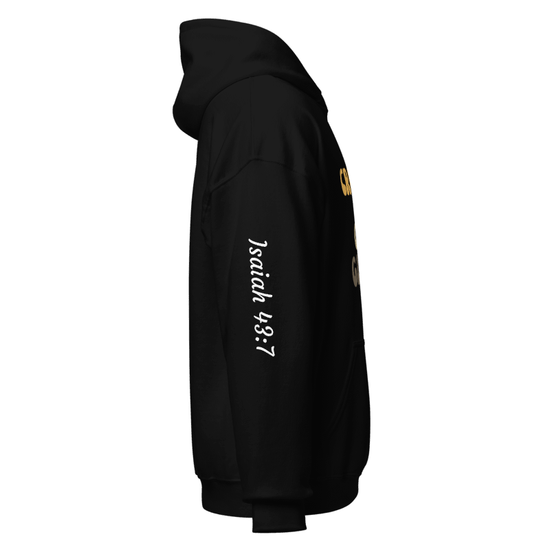 "Created for God's Glory" Black Unisex Hoodie