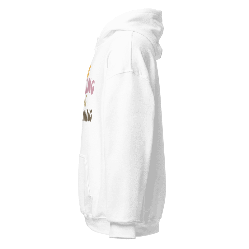 "I am Nothing, God is Everything" White Unisex Hoodie