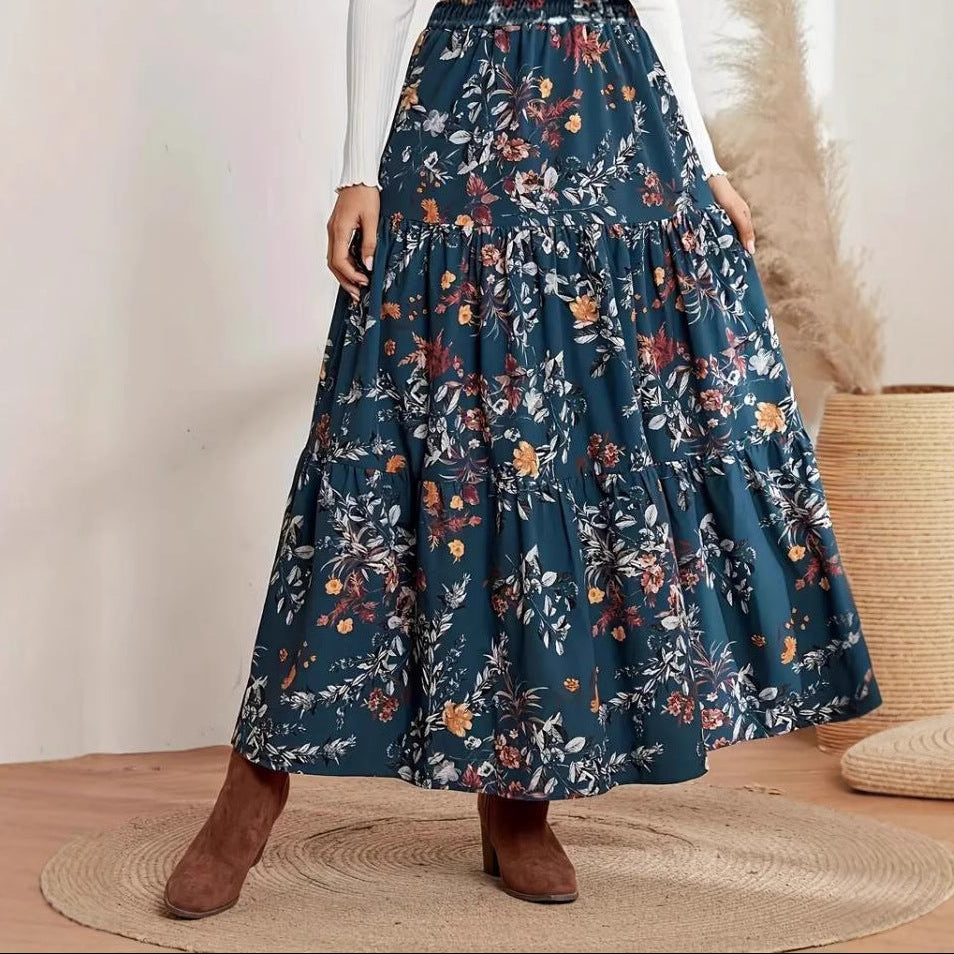 Printed Casual Bohemian Skirt