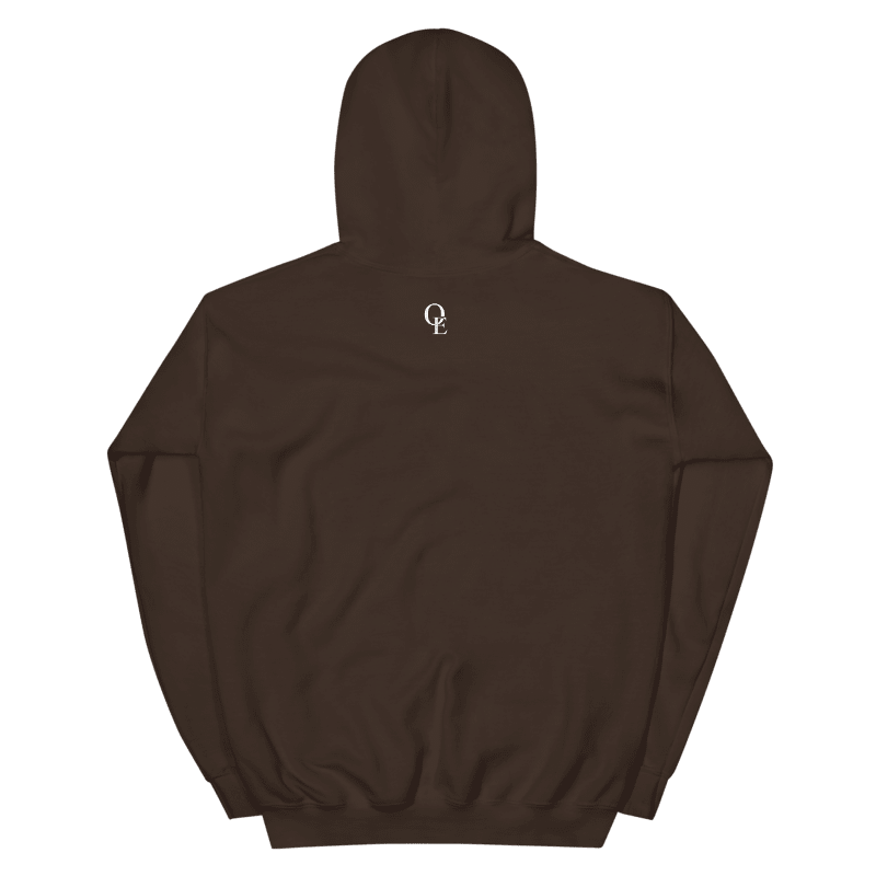 "Walk by Faith" Embroidered Dark Brown Unisex Hoodie