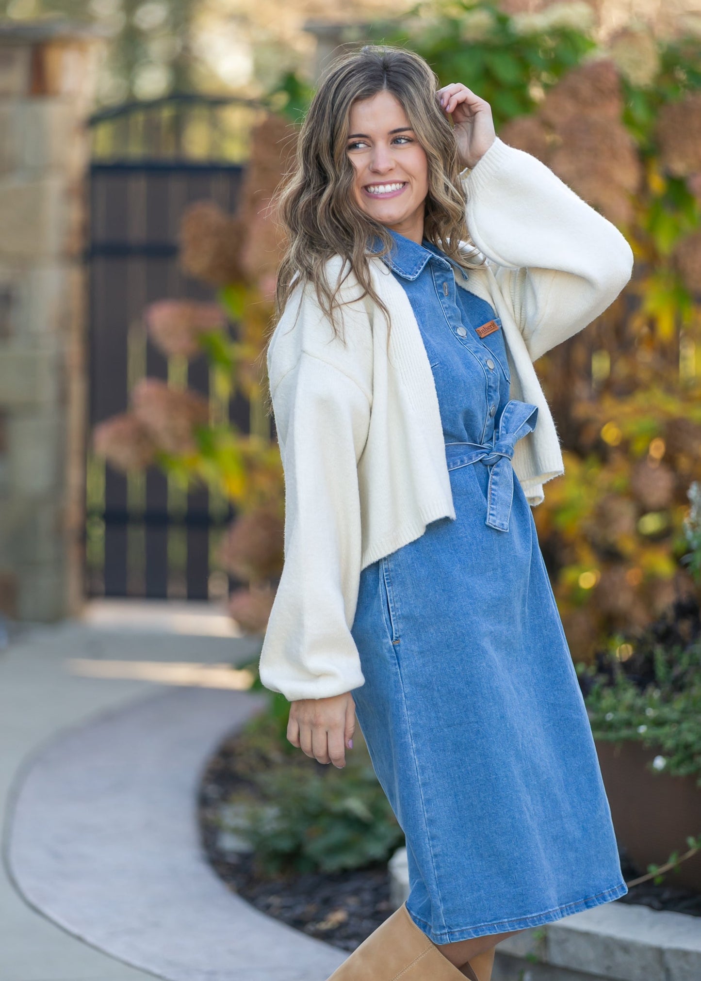 Ada Denim Midi Dress