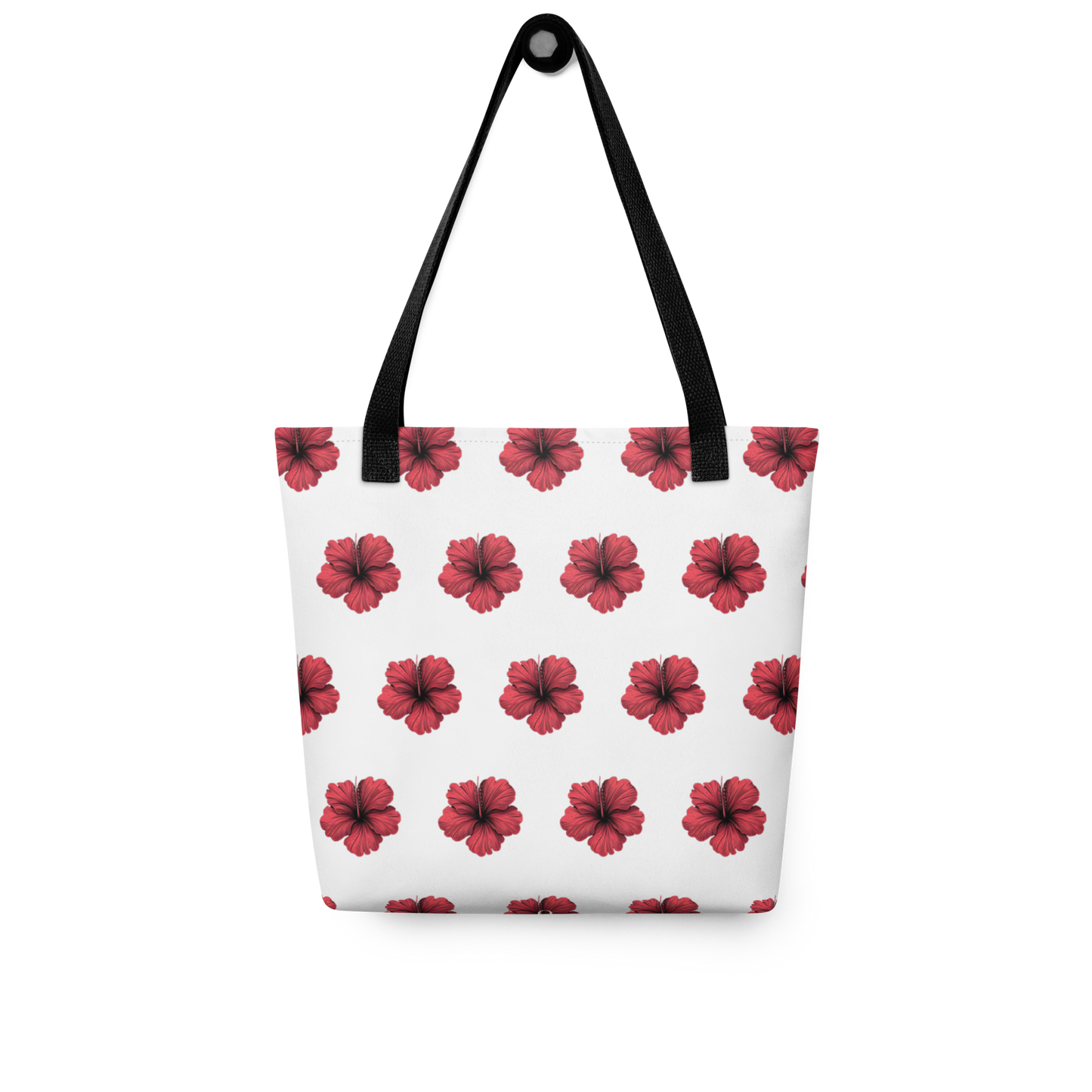 "Red Hibiscus" Tote bag