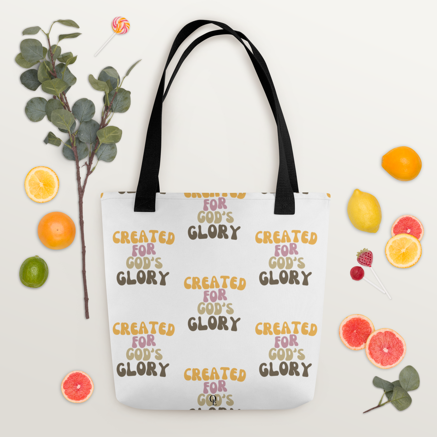 "Created for God's Glory" Tote bag