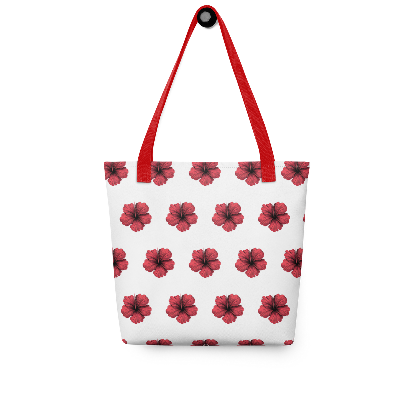 "Red Hibiscus" Tote bag