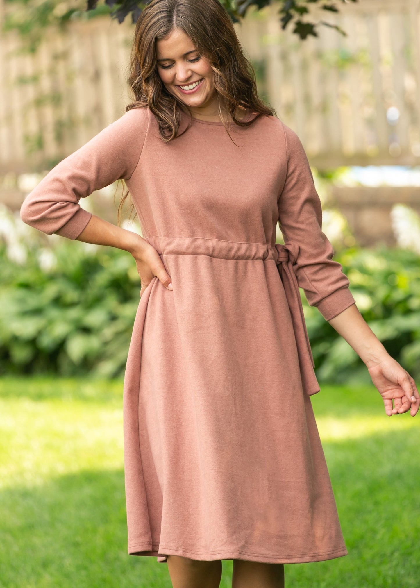 Blair Long Sleeve Midi Dress - FINAL SALE
