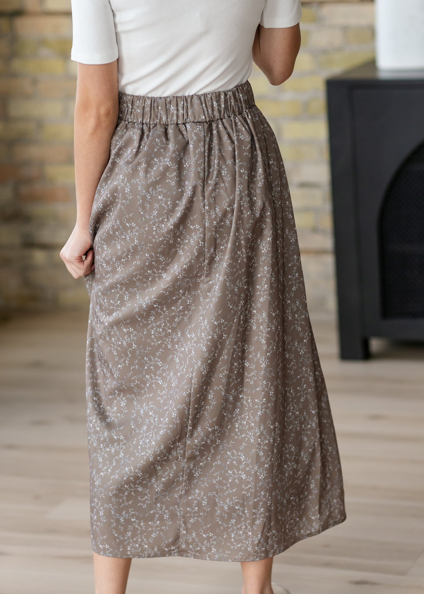 Braylyn Floral Midi Skirt - FINAL SALE