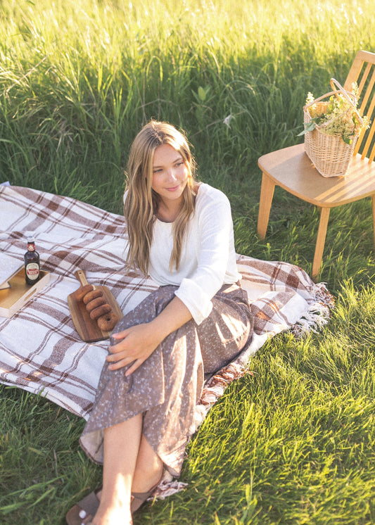 Braylyn Floral Midi Skirt - FINAL SALE