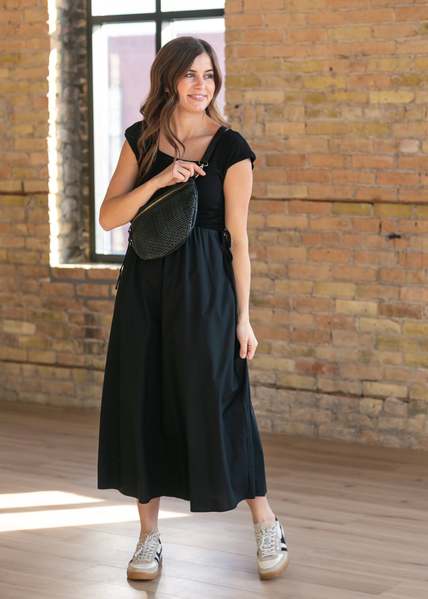 Eleanor Black A-line Maxi Dress