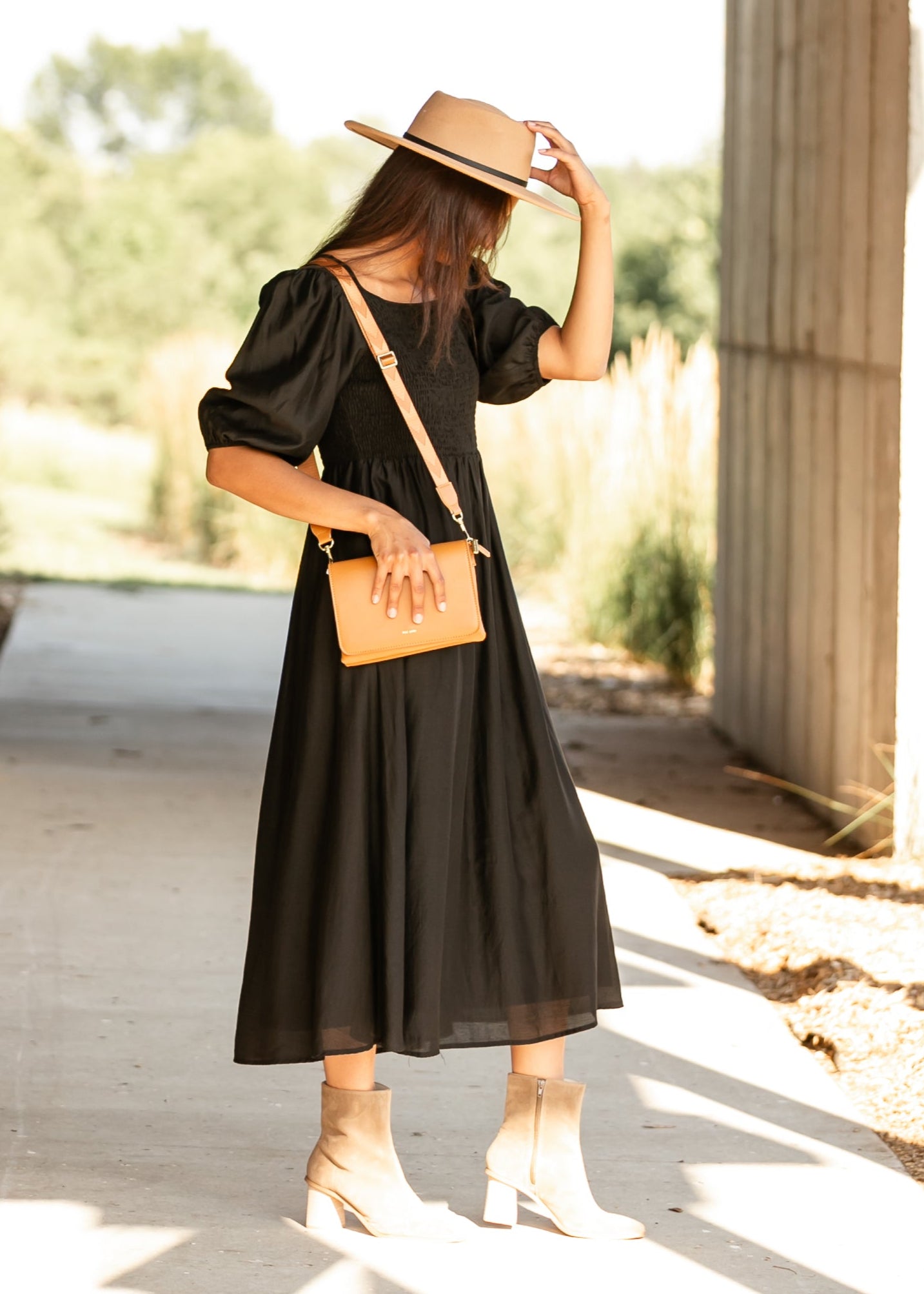 Kayleen Smocked Bodice Maxi Dress - FINAL SALE