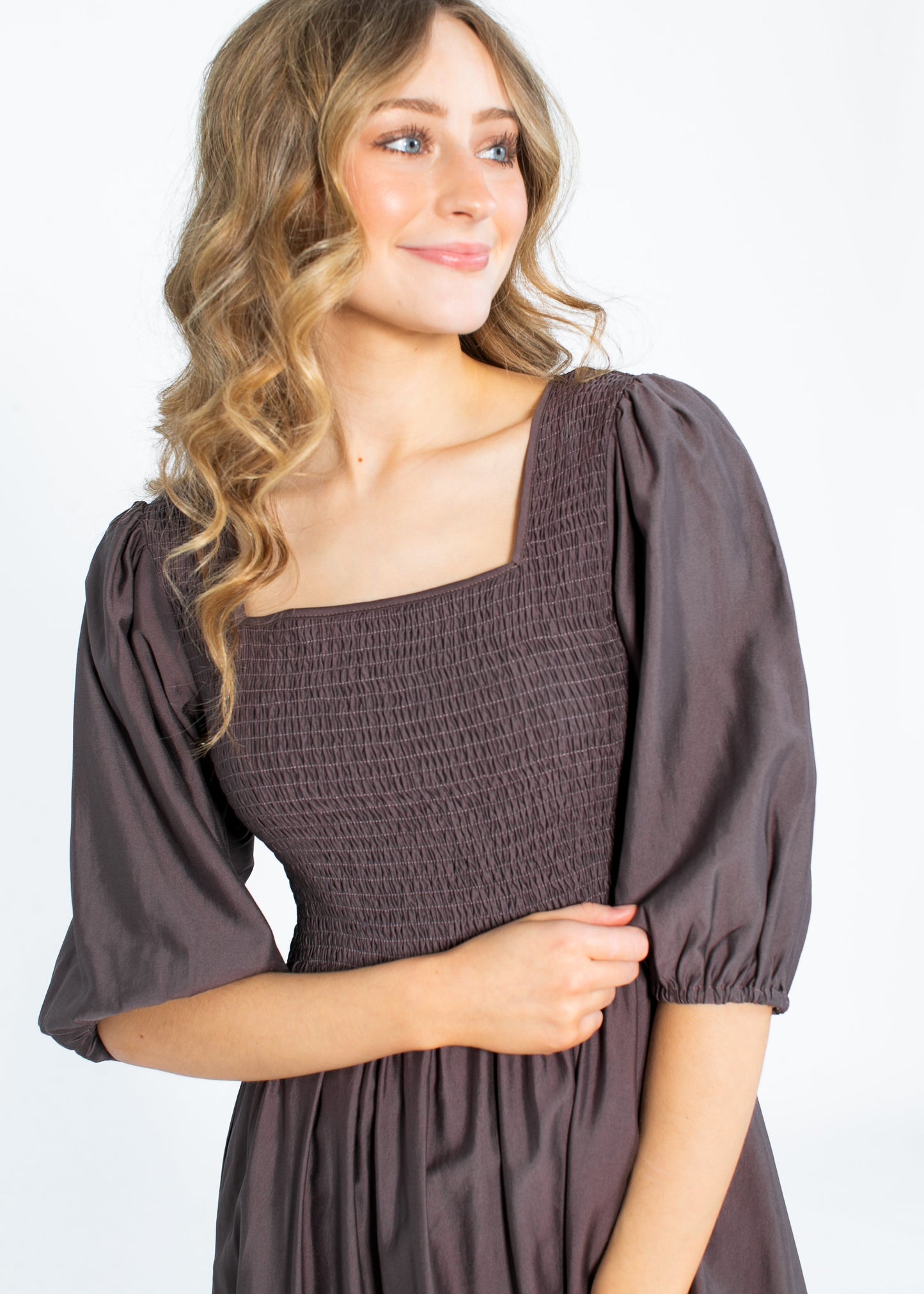 Kayleen Smocked Bodice Maxi Dress - FINAL SALE