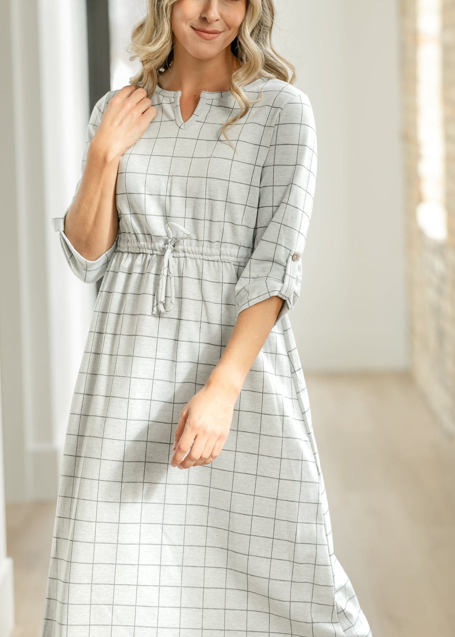 Monica Tie Waist Midi Dress - FINAL SALE