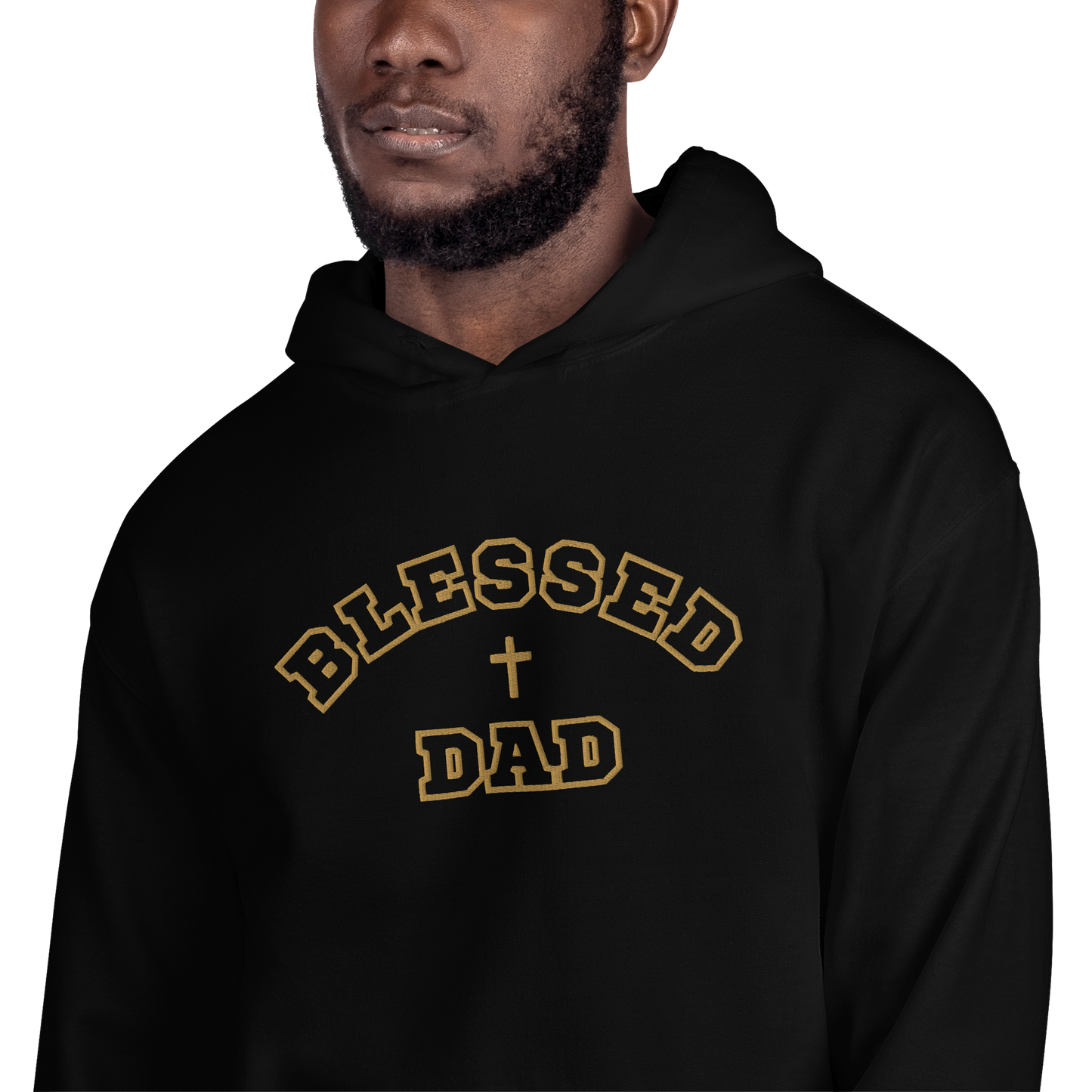 "Blessed Dad" Embroidered Unisex Hoodie