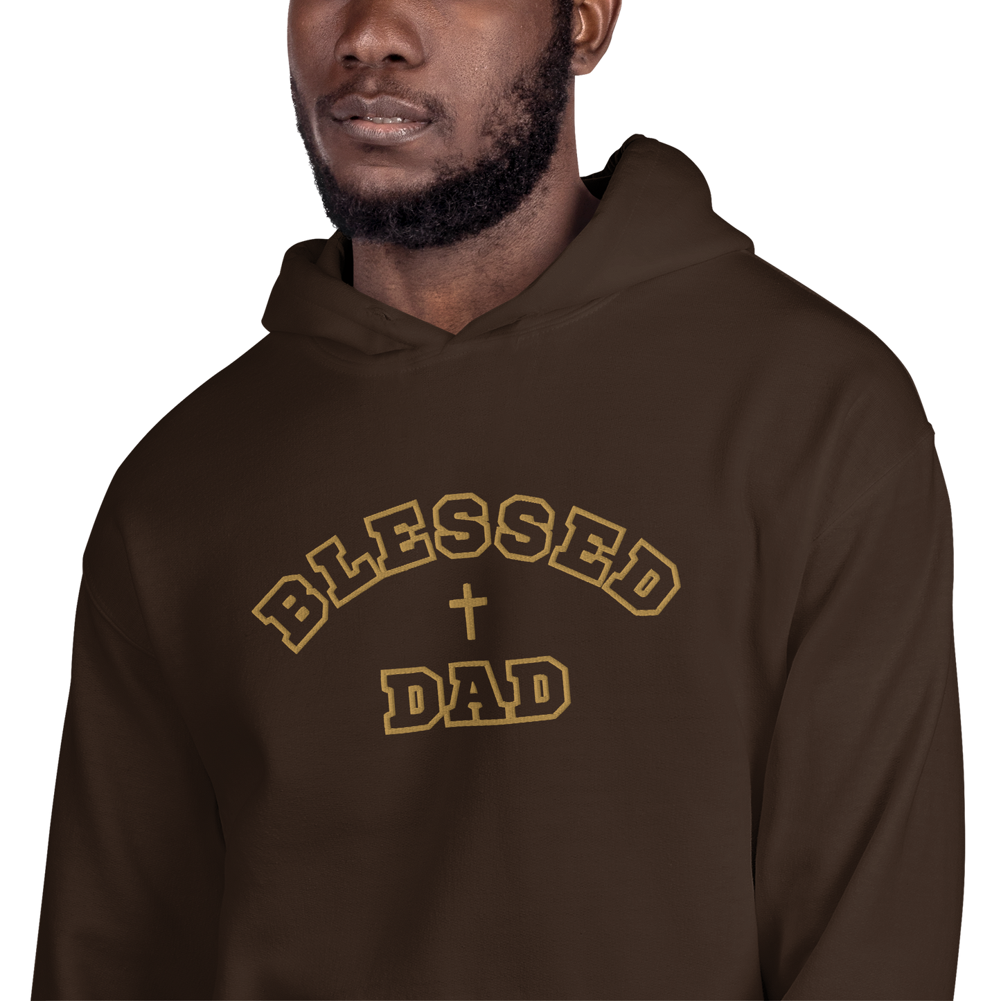 "Blessed Dad" Embroidered Unisex Hoodie