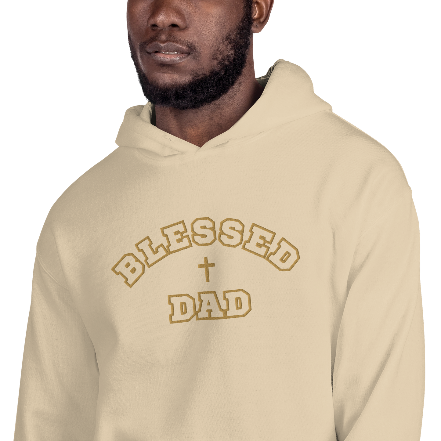 "Blessed Dad" Embroidered Unisex Hoodie