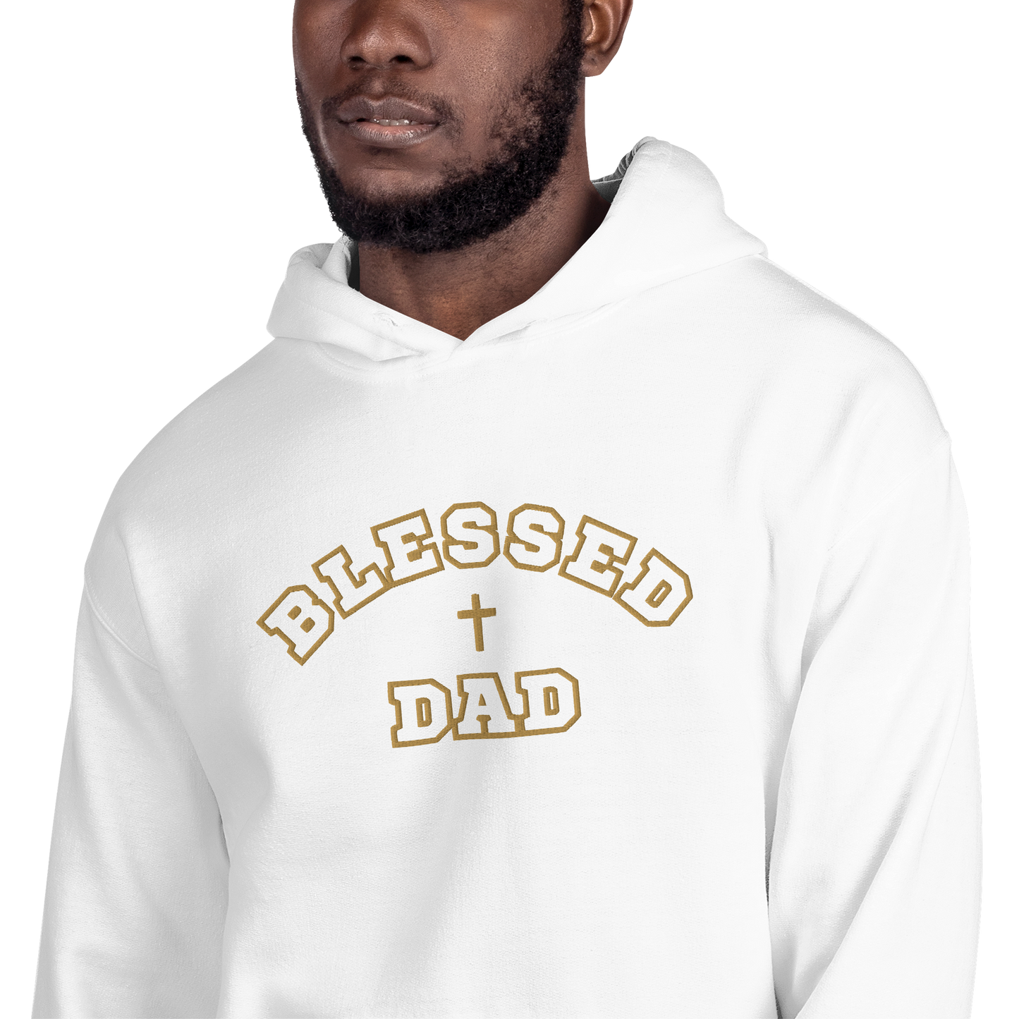 "Blessed Dad" Embroidered Unisex Hoodie
