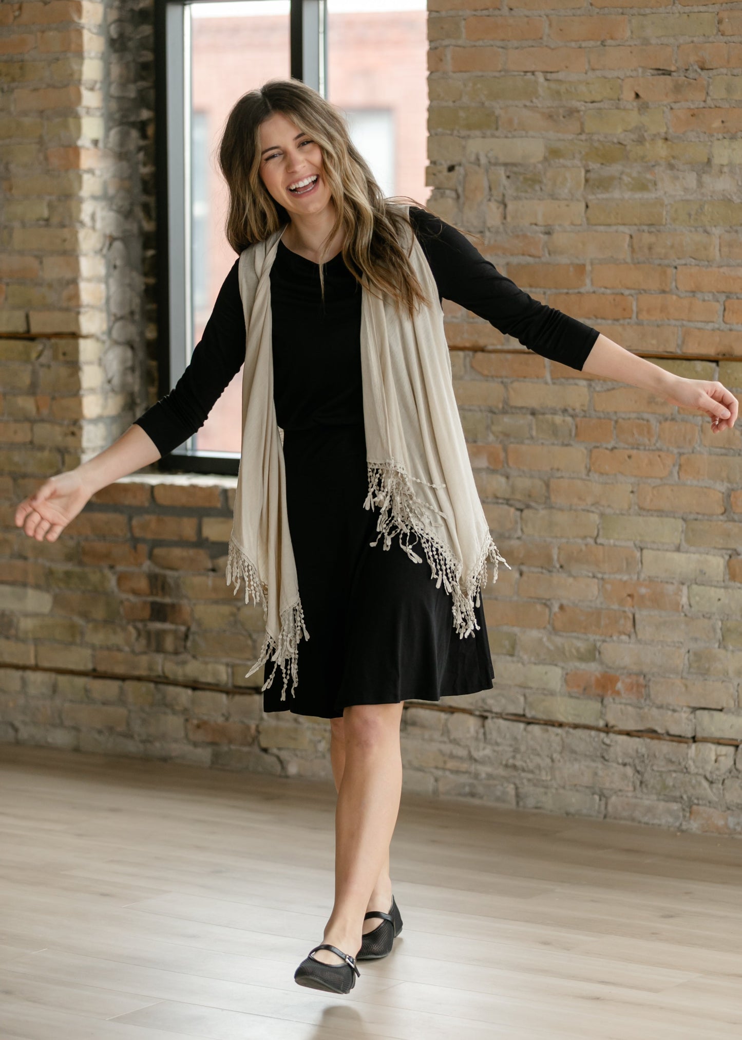 Winslet Tasseled Sleeveless Cardigan - FINAL SALE